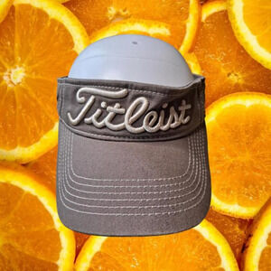 Titleist Brown and Tan Hook and‎ Loop Visor